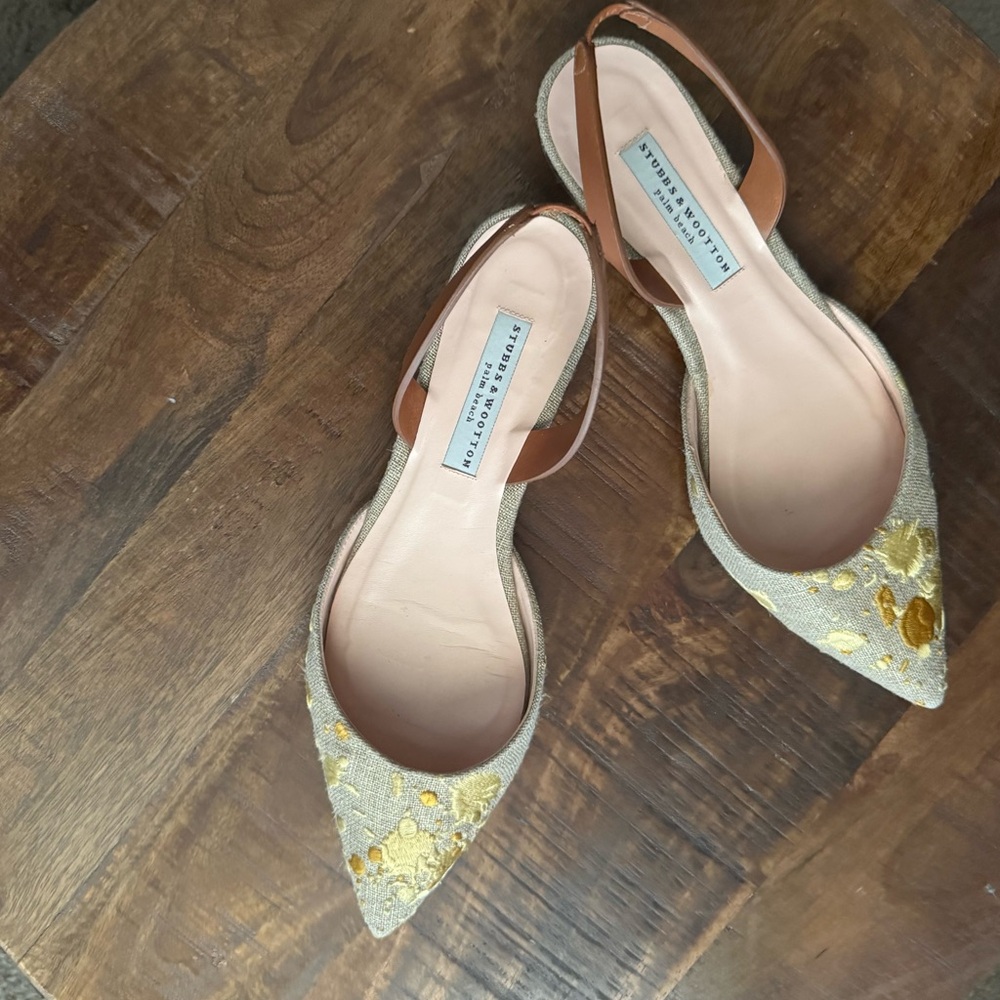 STUBBS &WOOTTON Shoes Size 39EU Cloth Sandals - Picture 5 of 6